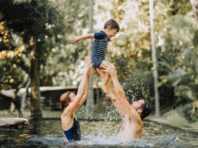 Family photo session in Bali // Barry's Family - Desa Kerasan Villa Ubud // by Nyoman